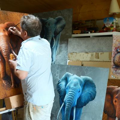 travail sur l'elephant