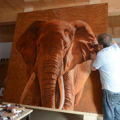 travail sur l'éléphant XXL