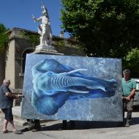 l'éléphant XXL bleu